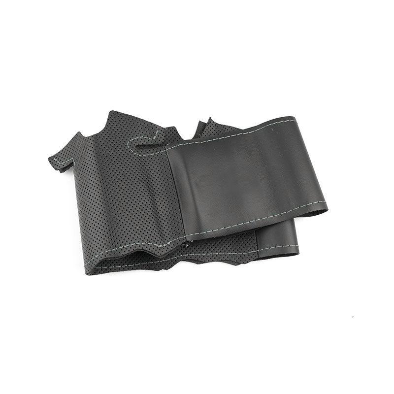 For Mazda MX5 2006-2015 Miata 2009-2014 RX8 CX7 Hand Braid Microfiber Leather Car-styling Steering Wheel Cover Inner Trim