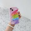 Smiley Love Rainbow Doodle Smile Cartoon Couple Colorful Phone Case For Iphone 11 12 Promax 14 Plus 13 Pro Max Fundas Cover
