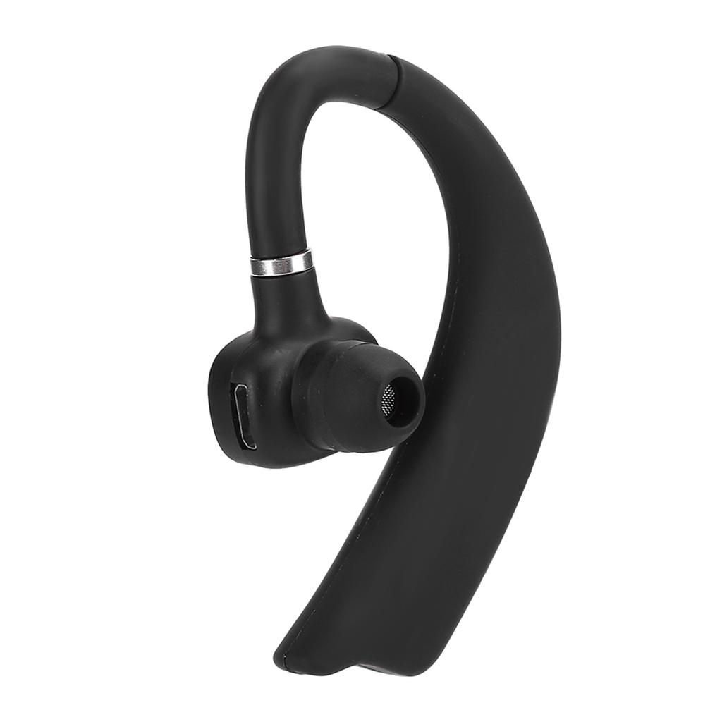 Waterproof Wireless Headphones     Earphones Stereo Monaural Ear Hook Earbuds(Black )