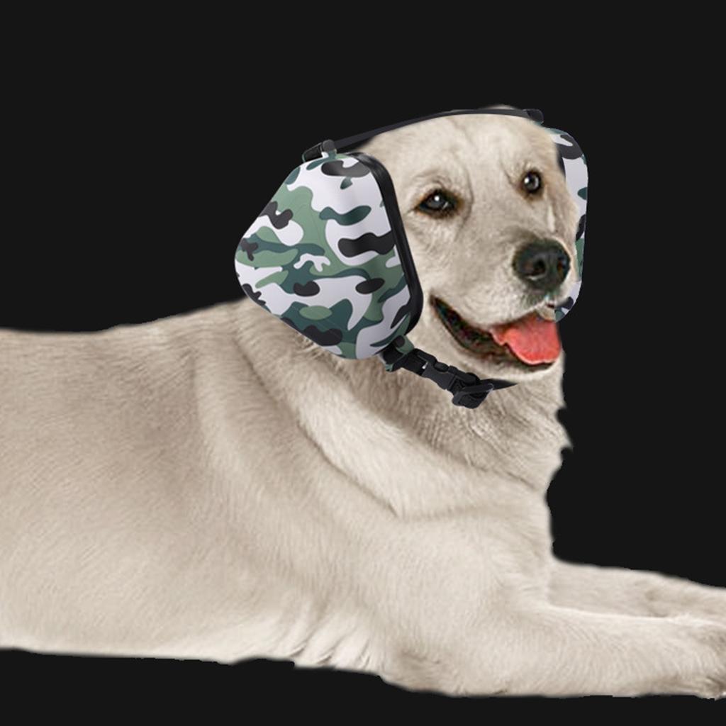 Dog Ear Muffs with Fast Snap Lock Noise Canceling Ear Muffs Anti-Noise Dog Earmuffs for Thunder Hunting Tourism Cars Racing