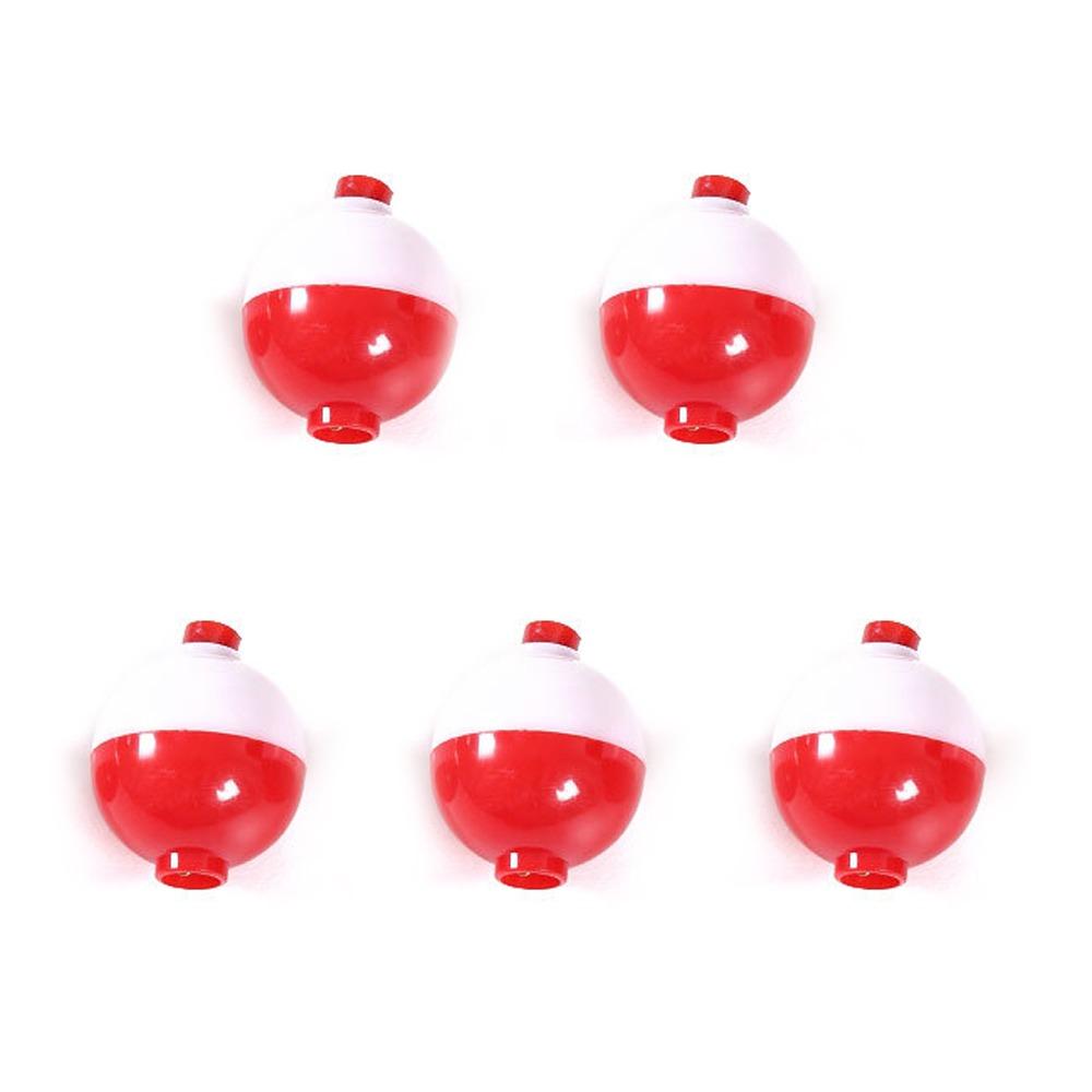 Round Buoy Mini Fishing Bobber Floats Set Red White Fishing Floating Tool  Sea Fishing