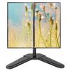HILLPORT 10-32 Inch Dual Screen Monitor Arm Stand with Tilt & Rotate Function, Desktop Base PC Monitor Mount, Support VESA DZ18