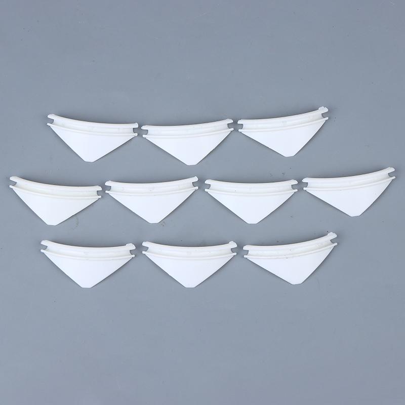 

10Pcs Spring Cargo Path Plastic Scraper For Snack Vending Machines Spiral Product Pusher Spring Plastic Black/White белый