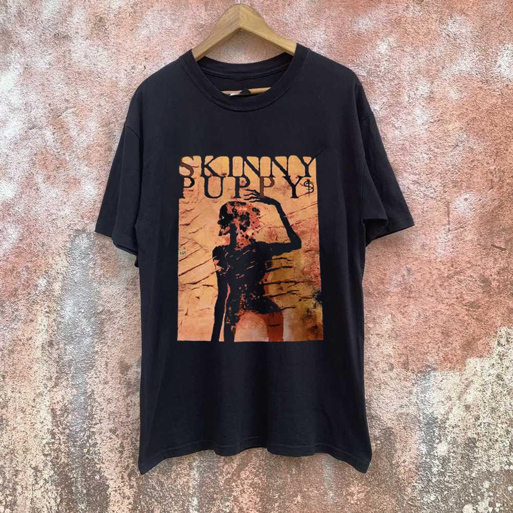 Футболка Skinny Puppy 2023 Тур Полный Размер S-5XL Унисекс Футболка XXXL