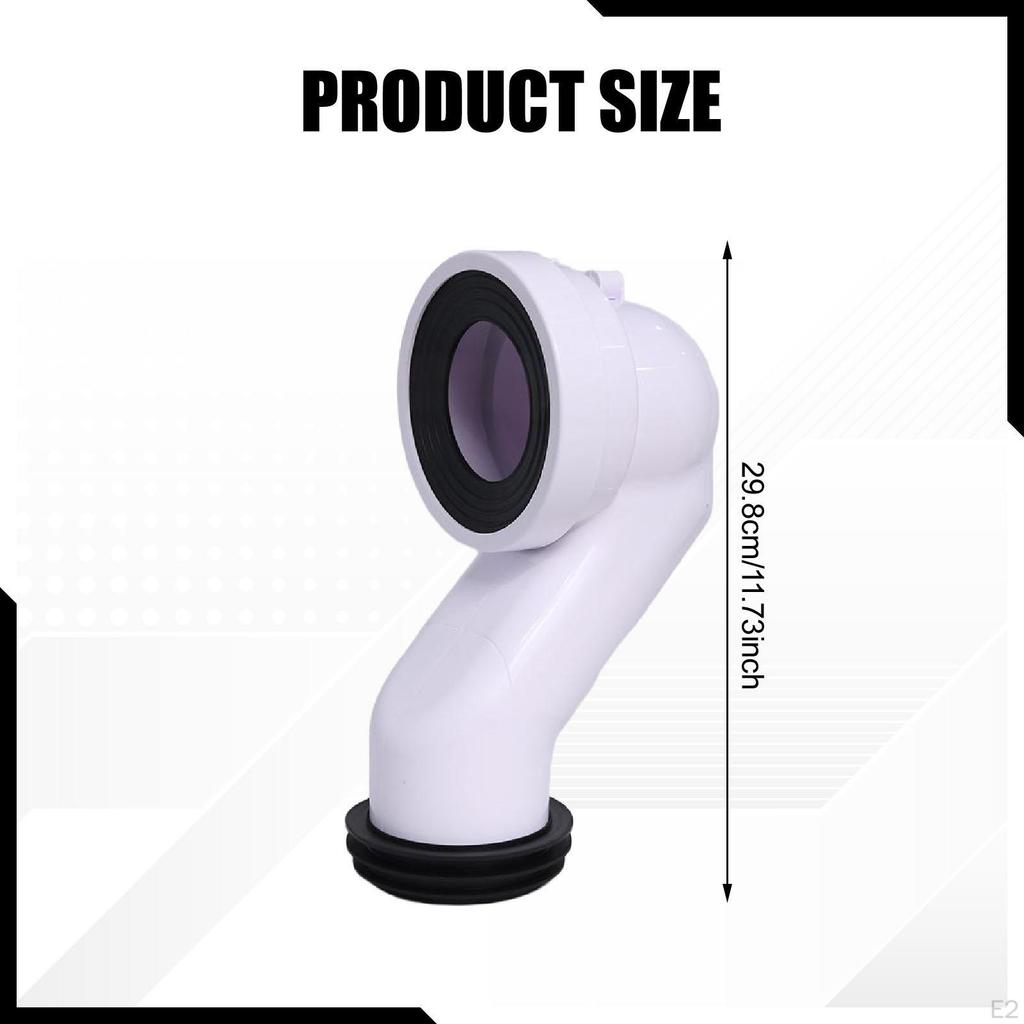 Toilet Drain Extension Flange Adapter Plumbing System Part Household Connector Replaces for