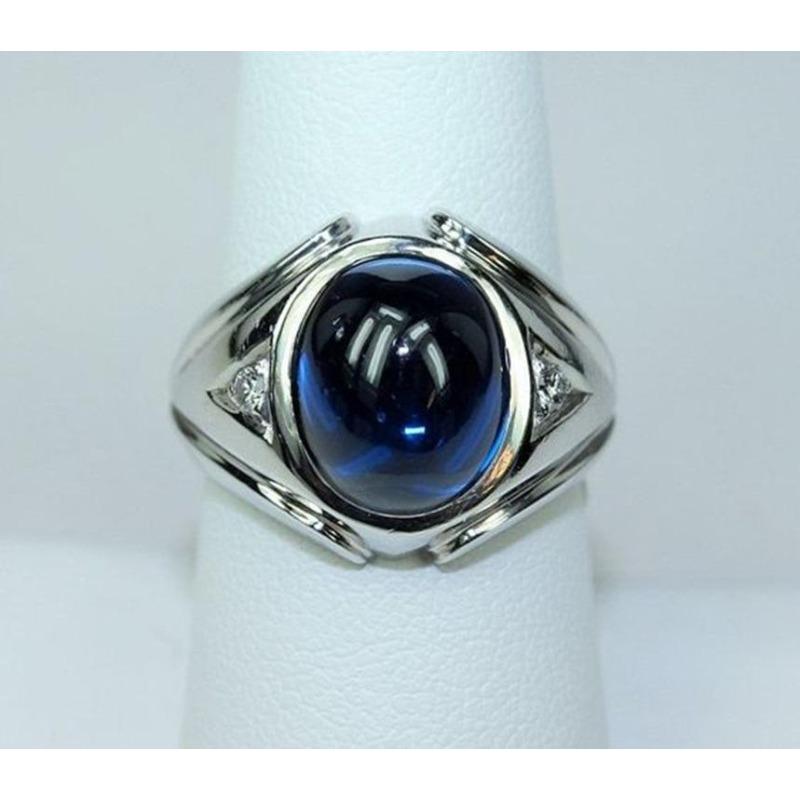 Sell Rings Popular Blue Geometric Creative Rings, Popular Jewelry Direct Supply No. 5