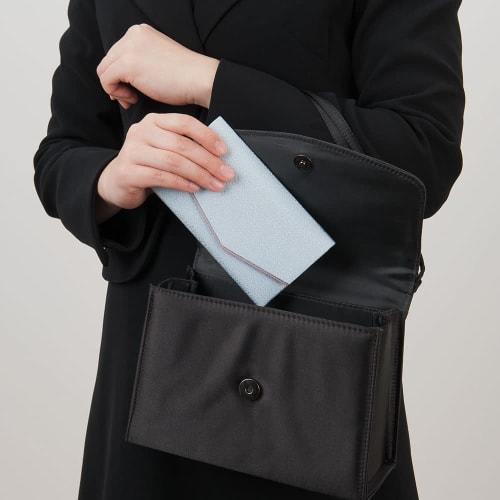 Buddhist Altar Shop Takita Shoten Kyoto Buddhist Prayer Beads for Women, Blue Tiger's Eye and Cut Crystal Beads, 8mm Beads, Silk Tassel with Head, Pra