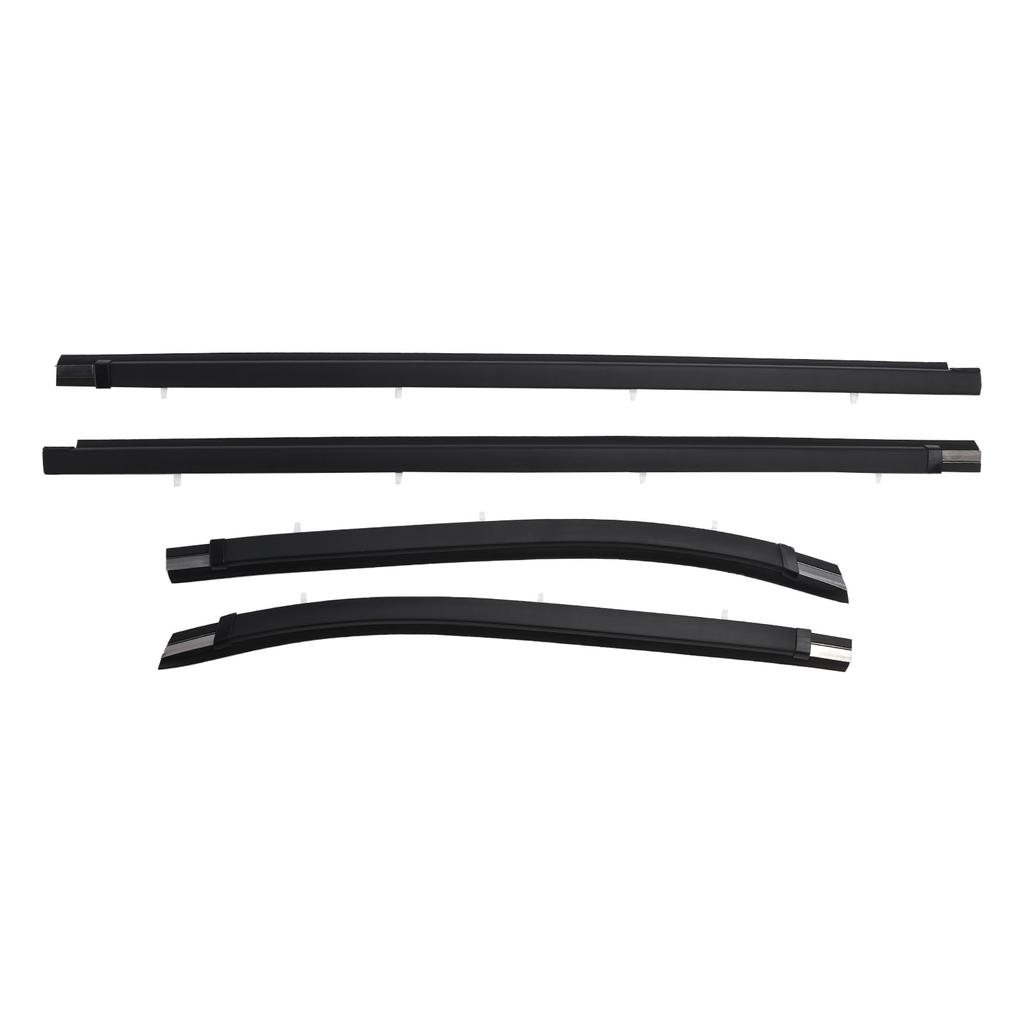 4pcs Front Door Window Belt Weatherstrip For Toyota Tacoma 2000-2004