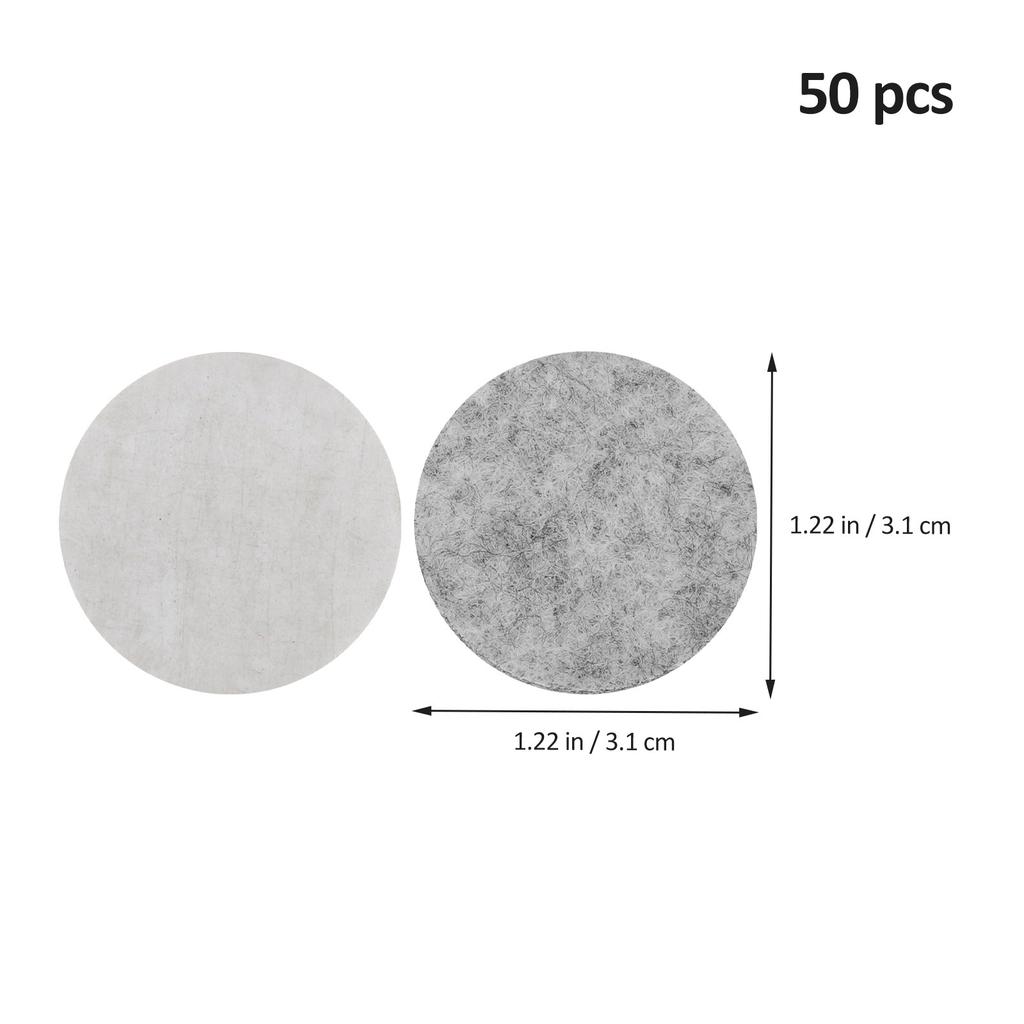 50Pcs Furniture Pads Non Slip Felt Chair Leg Protectors Hardwood Floor Protectors Adhesive Felt Floor Pads for Chairs