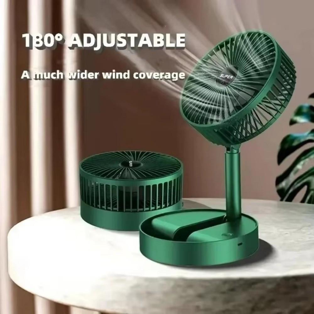 Foldable Mini Electric Fan Super Quiet Small Fan Portable Desktop Fan  Student Dormitory