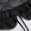 Sophisticated Sequins Quilted Cape False Collar Chinese Elegant Ruffled Lace Layering Shawl Clothing Accessory for Dress