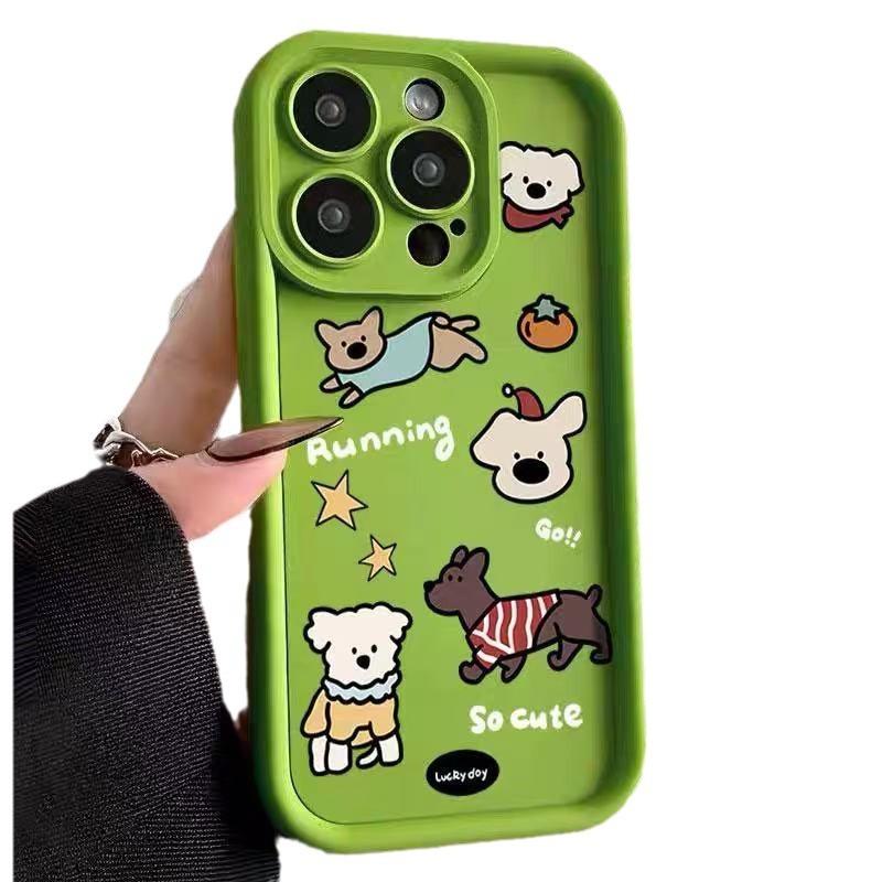 Cute and applicable iphone16pro mobile phone case Apple 15 anti-drop 14 cartoon 13promax new 12xr11
