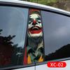 1 pz/2 pz Graffiti Divertente Joker Così Serio Adesivi per Auto Impermeabili Decalcomanie in Vinile per Auto Decorazione Anime per Montante B dell'Automobile