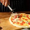 Stainless Steel Pizza Cutter Wheel Kitchen Dough Slicer Tool for Pizza Mooncake Waffle Cookies Ergonomic Non-Slip Handle, 1