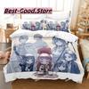 Frieren Beyond Journeys End Bedding Set Single Twin Full Queen King Size Bed Set Kids Bedroom Duvetcover Sets bed s set