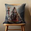 India Art Lord Shivasjpg Pillow Case For Room Sofa Cushion Cover Suitable For Home Bedroom Decoration And Protector