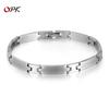 Personalisierte Armband Herren Edelstahl Nische Einfaches Design Modisch Vielseitig Titan Großhandel