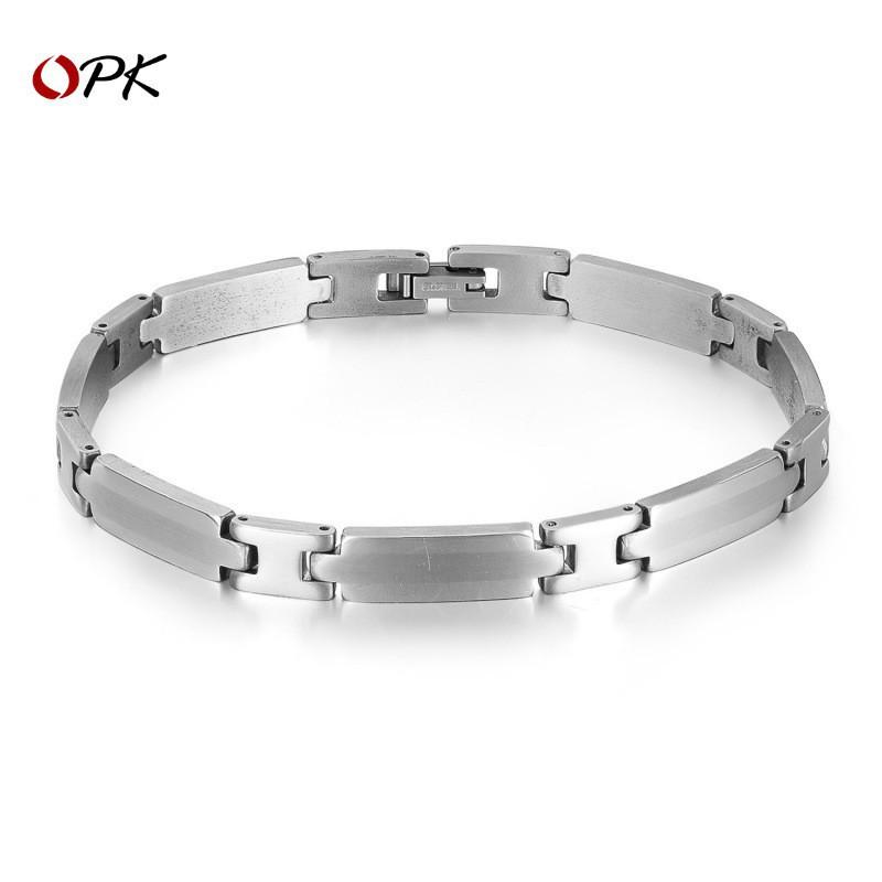 Personalized Bracelet Men's Stainless Steel Niche Simple Design Fashionable Versatile Titanium Wholesale