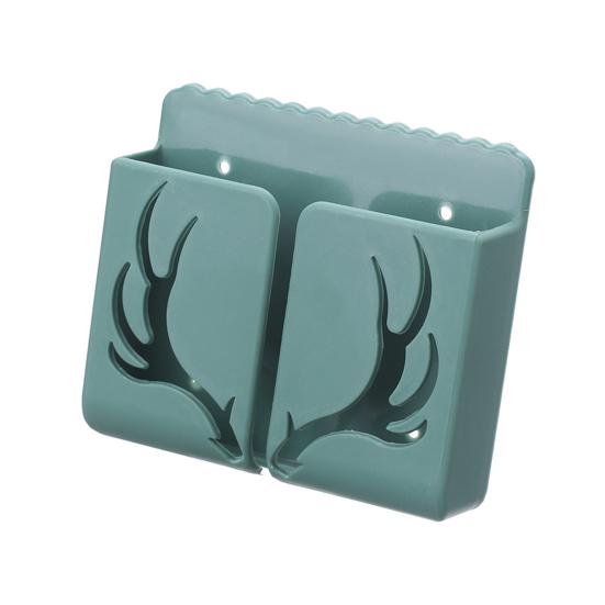 

Многофункциональный держатель для мобильного телефона, настенный, креативные рога, коробка для хранения пульта дистанционного управления