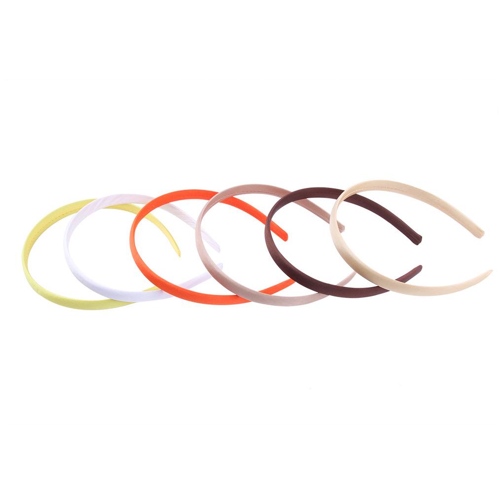 Women Headband Solid Color Basic Hairband Accessory Kids Handmade Craftsman Model Simple Headwear Household Handicraft