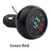 Car Cigarette Lighter Socket Car Voltmeter 3-in-1 12-24V Voltmeter Thermometer USB Car Charger for Car Truck