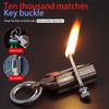 BCK2-666 Million Matches Kerosene Lighter With Multi-function Keychain Outdoor Waterproof Portable