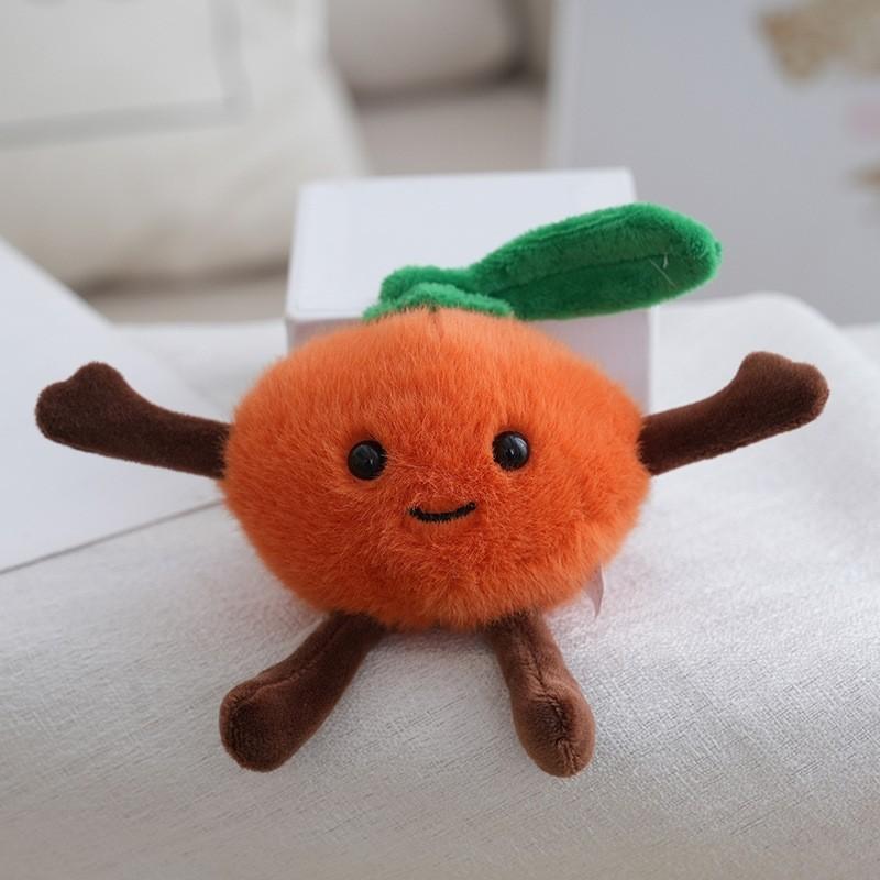 Plush Fruit Keychain Cute Cartoon Bag Pendant For Kids And Teens