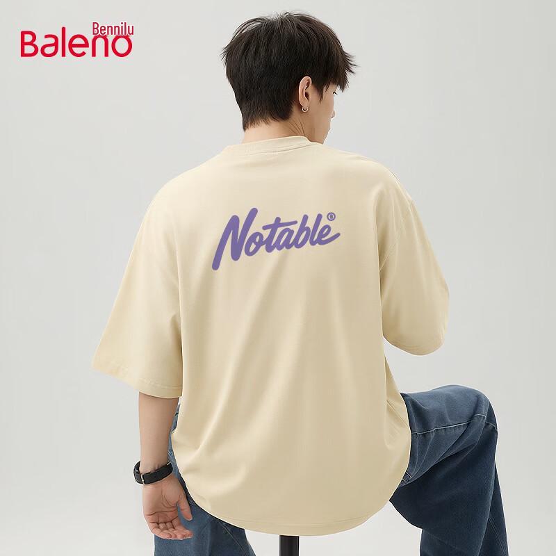 Baleno Men s Heavyweight Cotton Short Sleeve T-Shirt 2XL