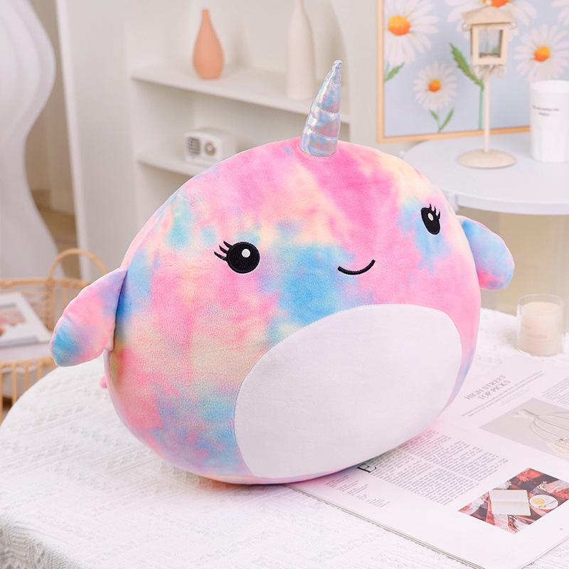 

Милая кукла-единорог радуги, детская кукла, плюшевая игрушка-кит, подушка для сна для девочек 40cm/0.56kg