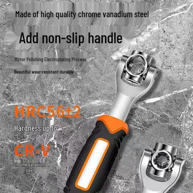 52-in-1 Adjustable Universal Multifunction Socket & Torx Wrench – Multi-use Household Tool