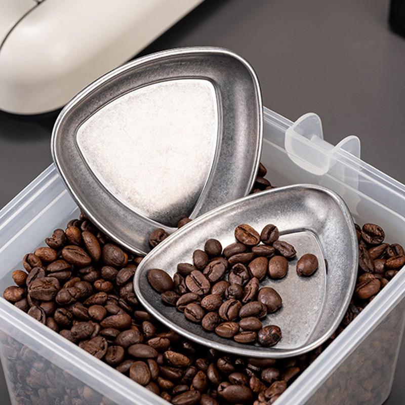 Kaffeebohnen-Messbecher Edelstahl-Messbehälter Messschale Kaffeebohnen-Messbehälter