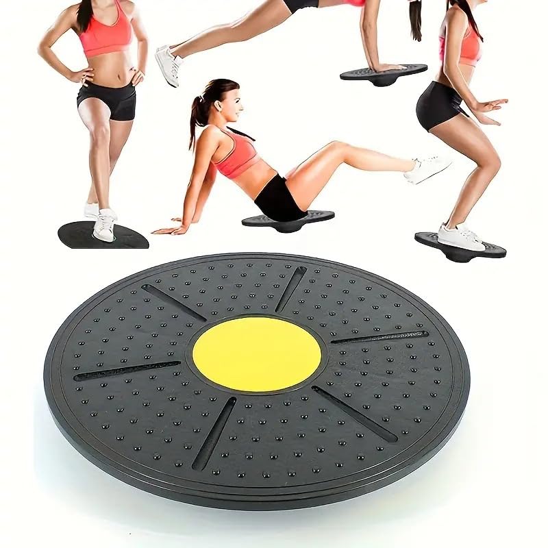 JFOLKS Balance Board for Core Strength and Balance Ideal for Beginners and Advanced Perfect for Home and Indoor and and Easy Available In 5 Orange