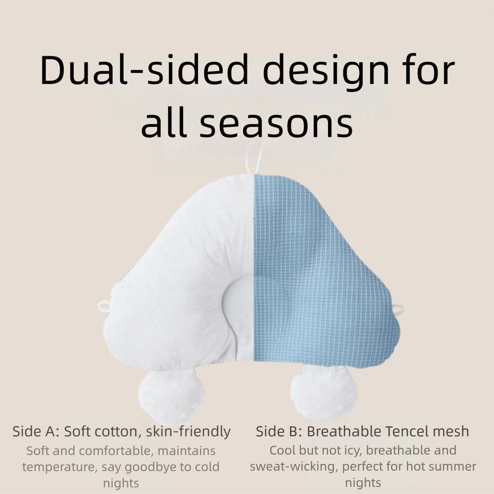 All-Season Material Newborn Soothing Pillow Drawstring Design Anti-Startle Pillow Newborn Care