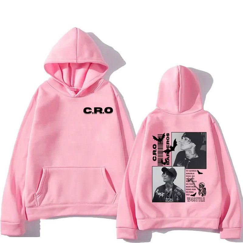 

C.R.O.Era Trap Tour 2025 Модний худі для чоловіків і жінок, хіп-хоп пуловер оверсайз з довгим рукавом, готичний панк, осінь-зима, спортивний одяг XL