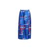 Casual Long Skirts Women's Blue Moderate Long Pleated Skirt H09674
