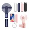 Taşınabilir Mini El Fanı Küçük Cep Fanı USB Şarj Edilebilir Pil Fanı Katlanır Soğutma El Fanı Mini USB Fanı Power Bank ile