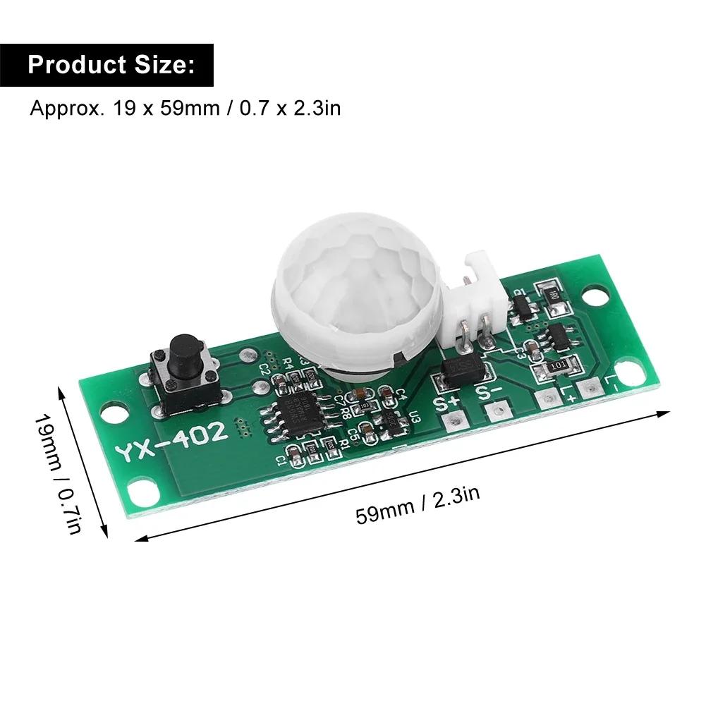 Solar Lamp Circuit Board Infrared Human Induction Wall Light Control Sensor Controller 3.7V Infrared Solar Lamp Circuit Board