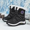 High Quality Winter Women Boots Warm Snow Boots Plush Lace-up Non Slip Comfortable Ankle Boots Outdoor Waterproof Hiking Boots