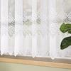MODESTA - Ready-made Jacquard Curtain with a Straight Hem - 400x160 Cm - White