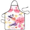 Nail Polish Printing Beauty Kitchen Women Apron Household Cleaning Pinafore Salon Home Cooking Baking Manicure Work Clothes