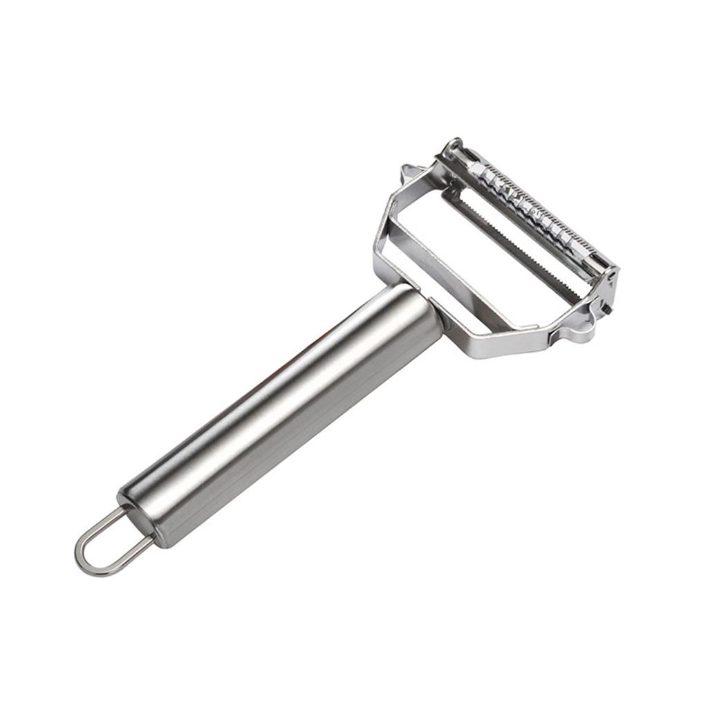 Kitchen Peeler Stainless Steel Double Sided Multifunctional Practical Sturdy Vegetable Fruit Peeler for Home