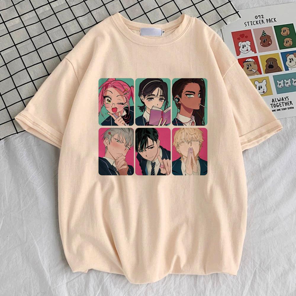 Alien Stage Top Tees Teen Classic Psychedelic 80s Trendy T Shirt Comfortable Digital Korean Clothes Trendy Vintage 2000s