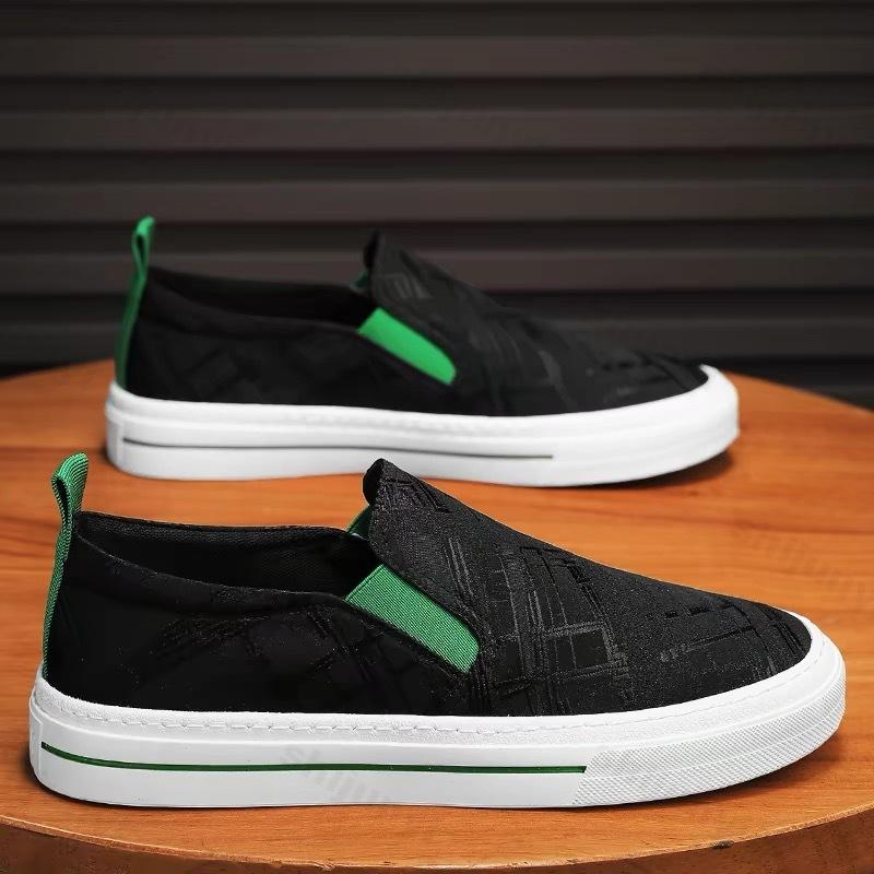 Fashion Men Canvas Shoe Casual Sneaker for Men Light Slip-on Vulcanized Comfortable Male Flats Loafers Black Trainers Zapatos De Hombre