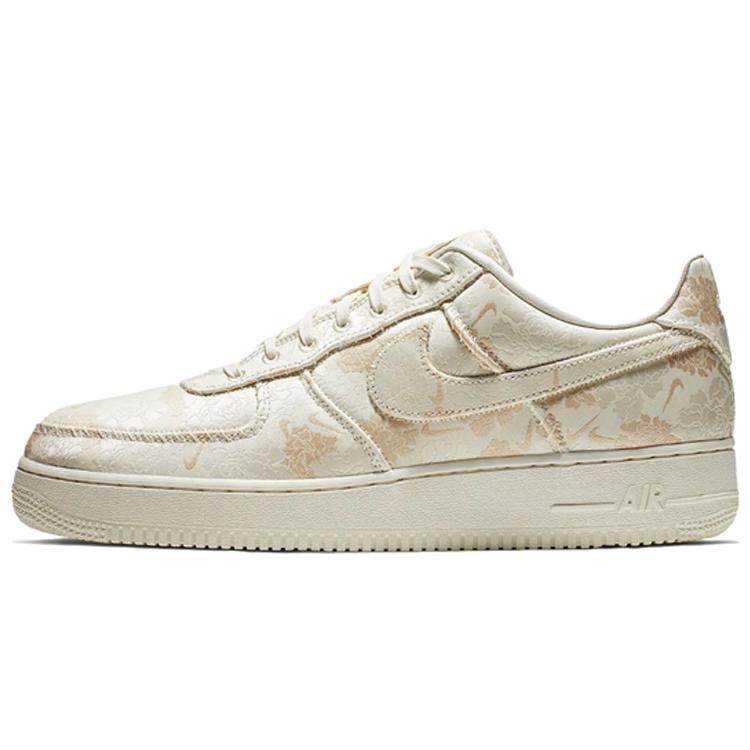 New Nike Air Force 1 Low Satin Floral Pale Ivory AT4144-100
