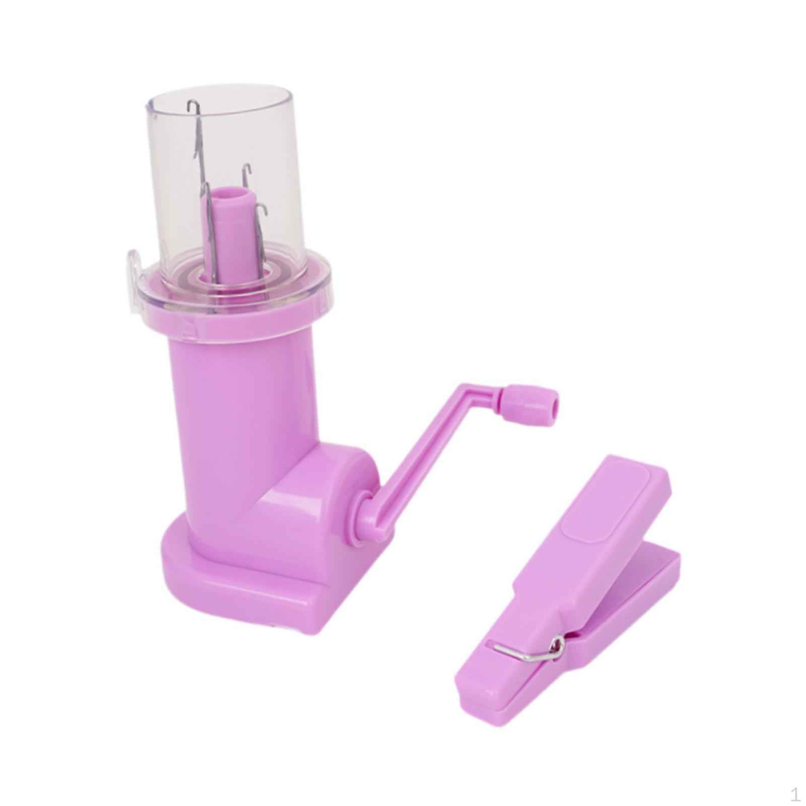 

Компактная ручная вязальная машина, ручная ткацкая машина для домашнего использования Pinkish Purple