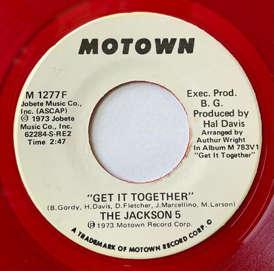 7inch Record JACKSON 5 - Get It Together M1277F Motown 1973 US Soul/Funk Used