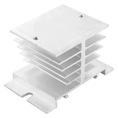 SSR Dissipation Solid State Relay Heatsink Three Phase Aluminum Alloy Heat Sink