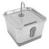 3.5L Stainless Steel Cat Water Fountain Activated Carbon Filtered Smart Sensing Quiet Automatic Pet 