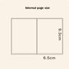 Cute PVC Card Book 3 Inch 40 Pockets Photo Album Hollow Out Design Card Binder