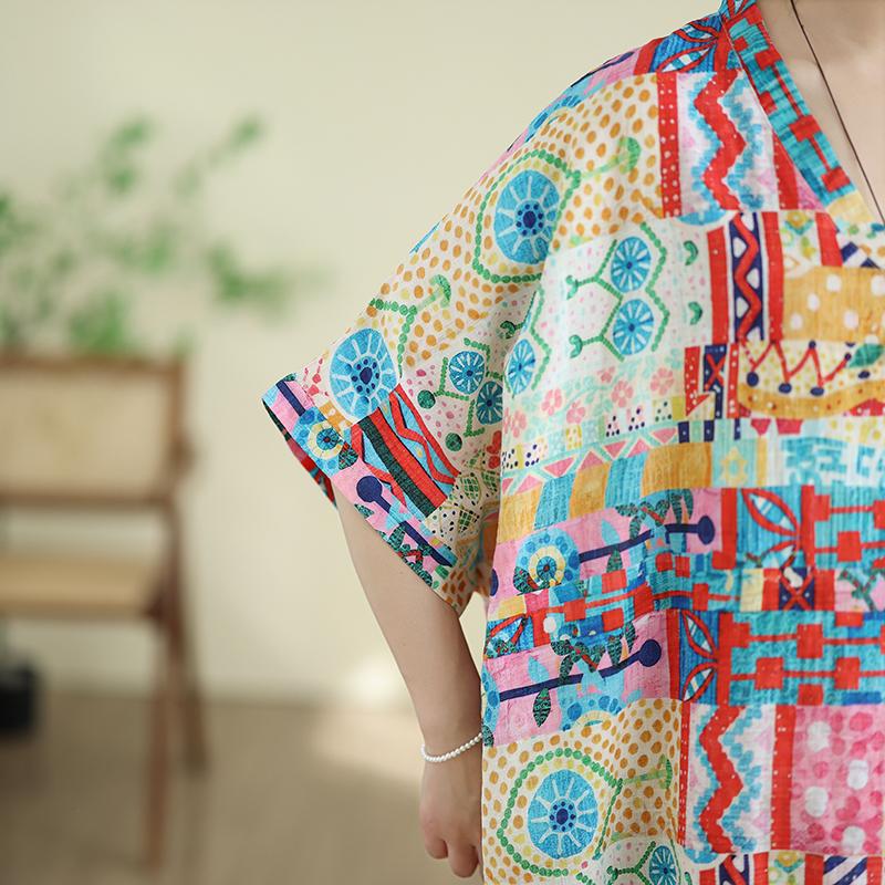 DIMANAF New 2026 Women Plus Size Summer Casual Maxi Long Dress Cotton Loose Oversize Floral Print Beach Sundress